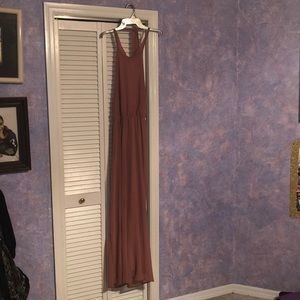 Pink Backless Jumpsuit